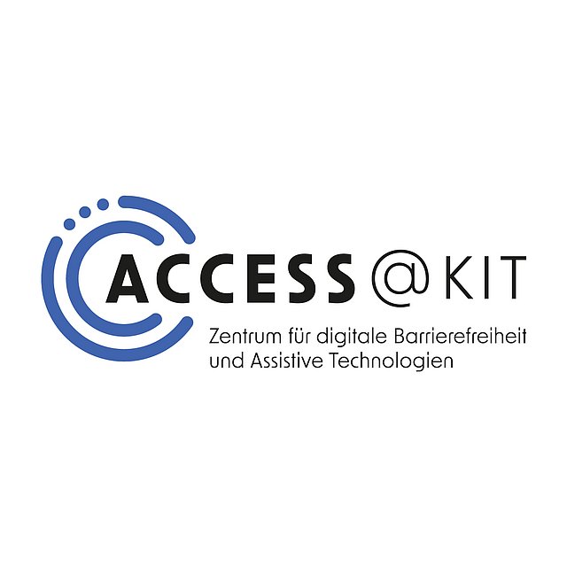 Logo Access@KIT - Zentrum für digitale Barrierefreiheit und Assistive Technologien