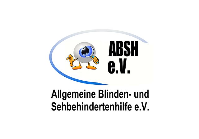 Logo Allgemeine Blinden- und Sehbehindertenhilfe e.V. (ABSH)